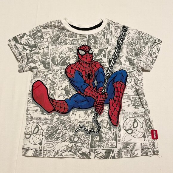 Disney Store Spiderman Kids Tshirt Size 5/6 116cm - Picture 1 of 16